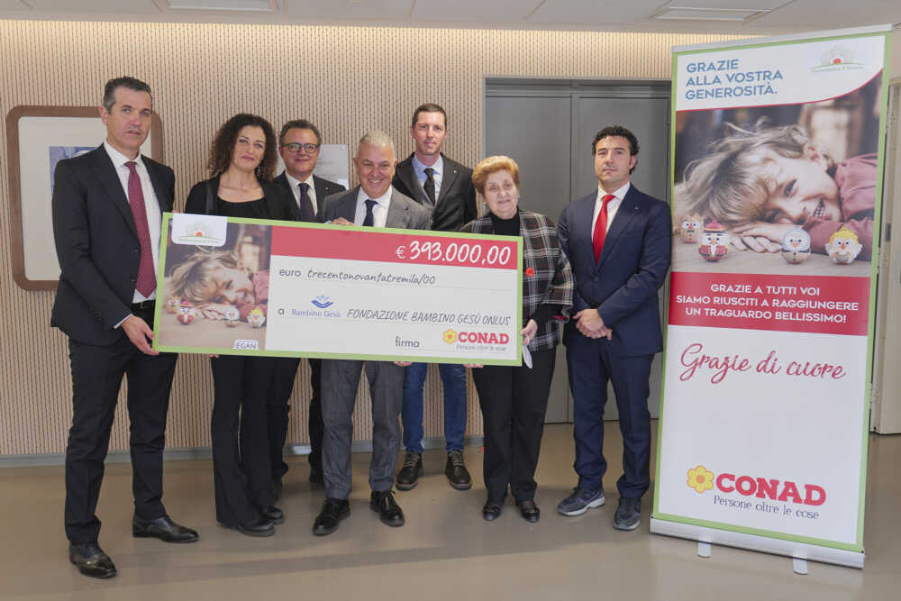 Donazione CONAD bambin gesù
