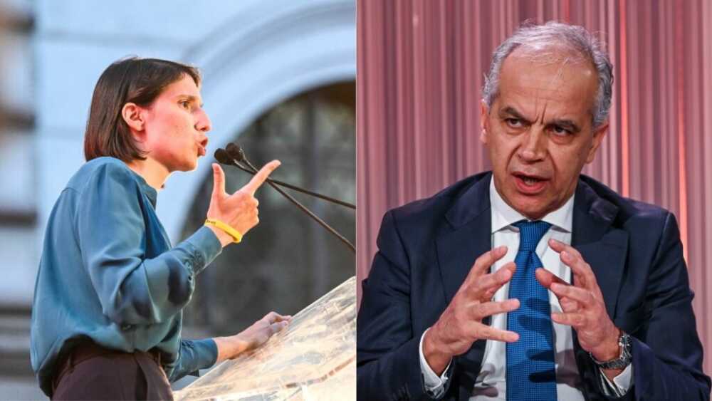 Elly Schlein e Piantedosi