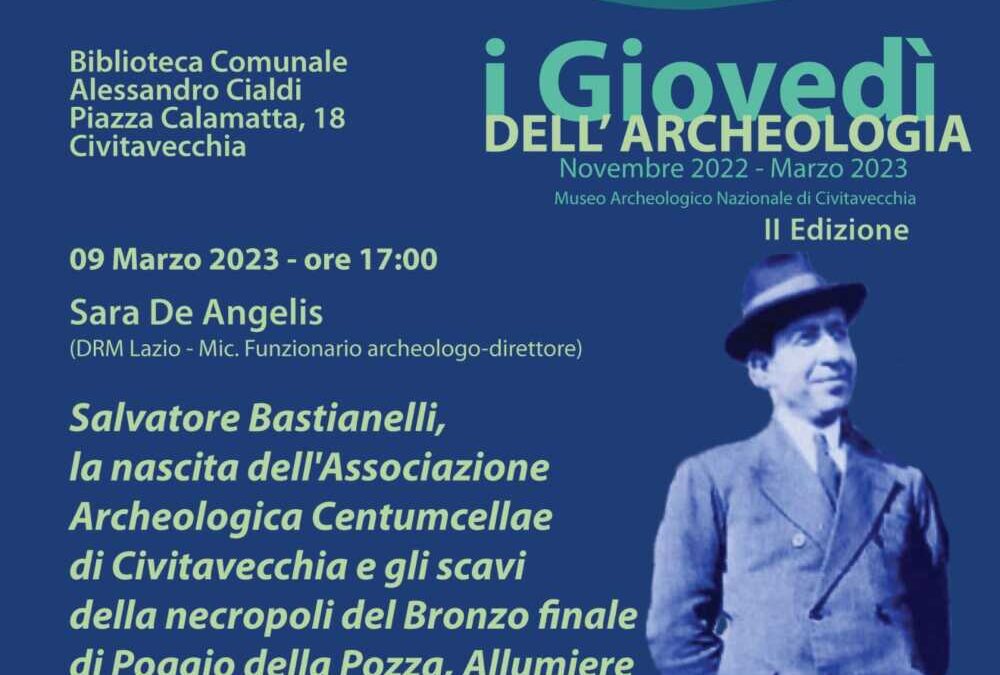 In biblioteca a Civitavecchia “Giovedì dell’Archeologia” dedicato a Bastianelli