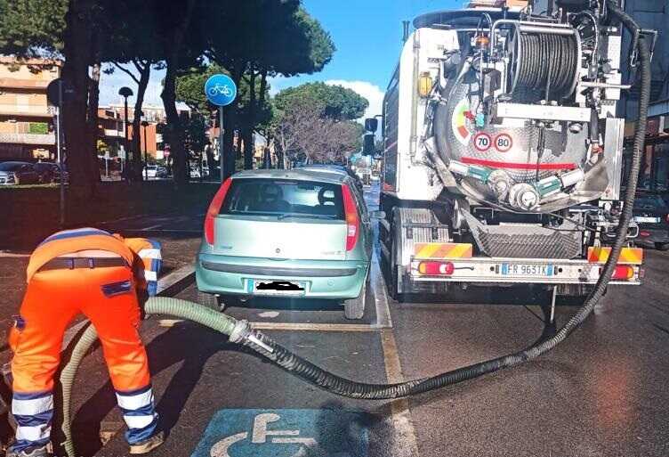 autospurgo caditoie pulizia ladispoli