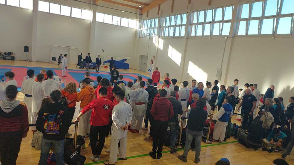 Karate al palaSorbo di Ladispoli grazie ai Veterani dello Sport