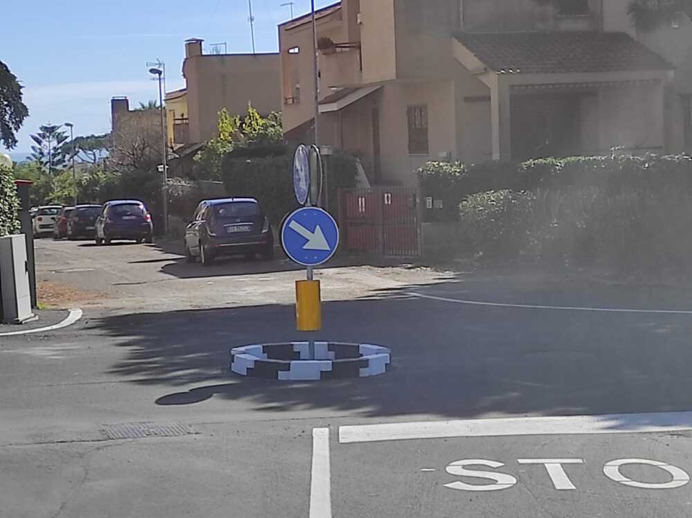 rotatoria via colonie via milano santa marinella