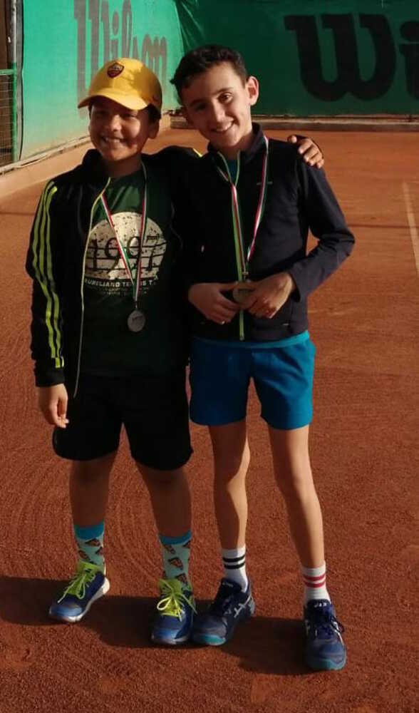 under 10 Luca Giacopello e Genaro Occhipinti aureliano tennis
