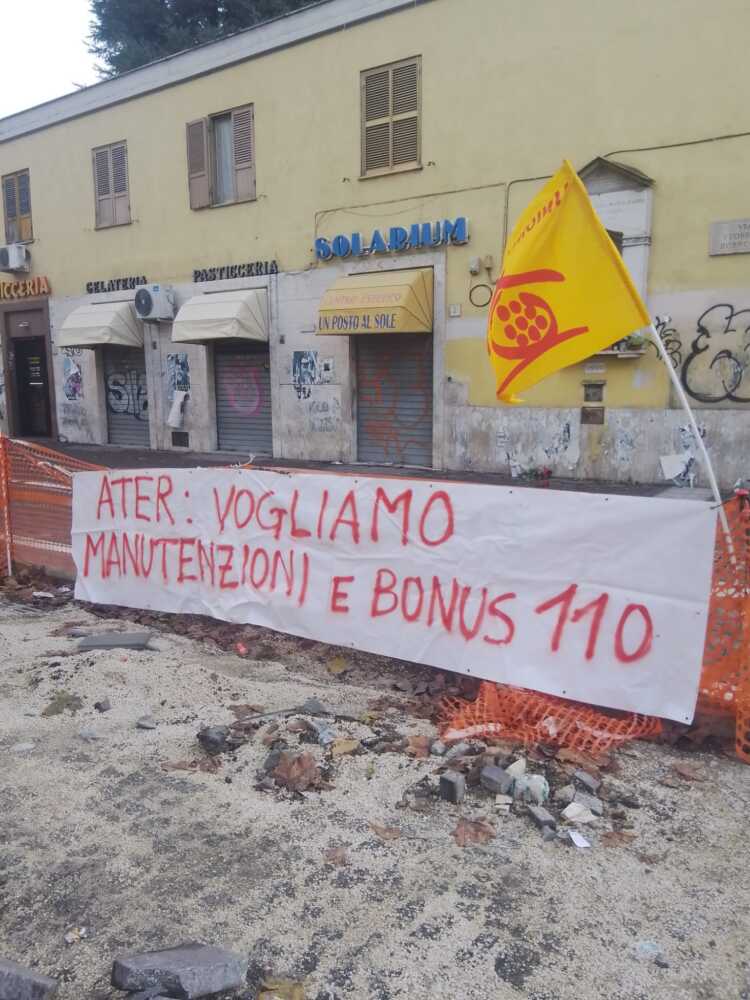 manifestazione unione inquilini