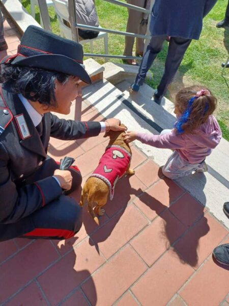 carabinieri palidoro bimbi cagnetto