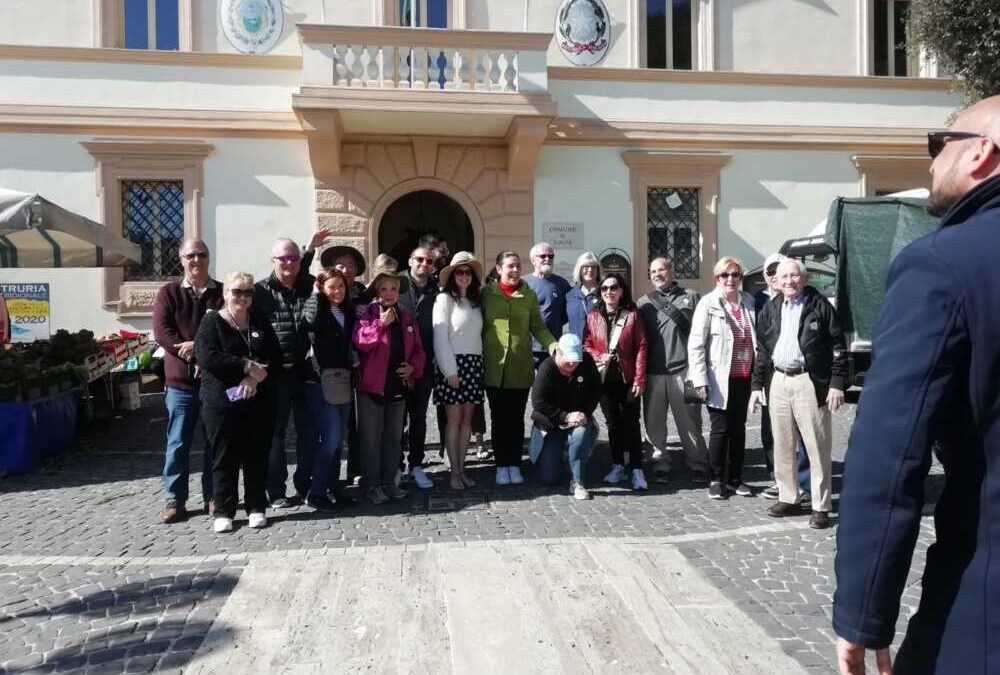 A Tolfa arrivano in visita i primi crocieristi
