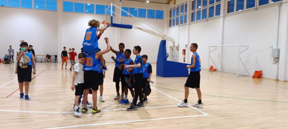 Gli Under 13 della Pallacanestro Dinamo Ladispoli alle finali del campionato Jr Nba Fip