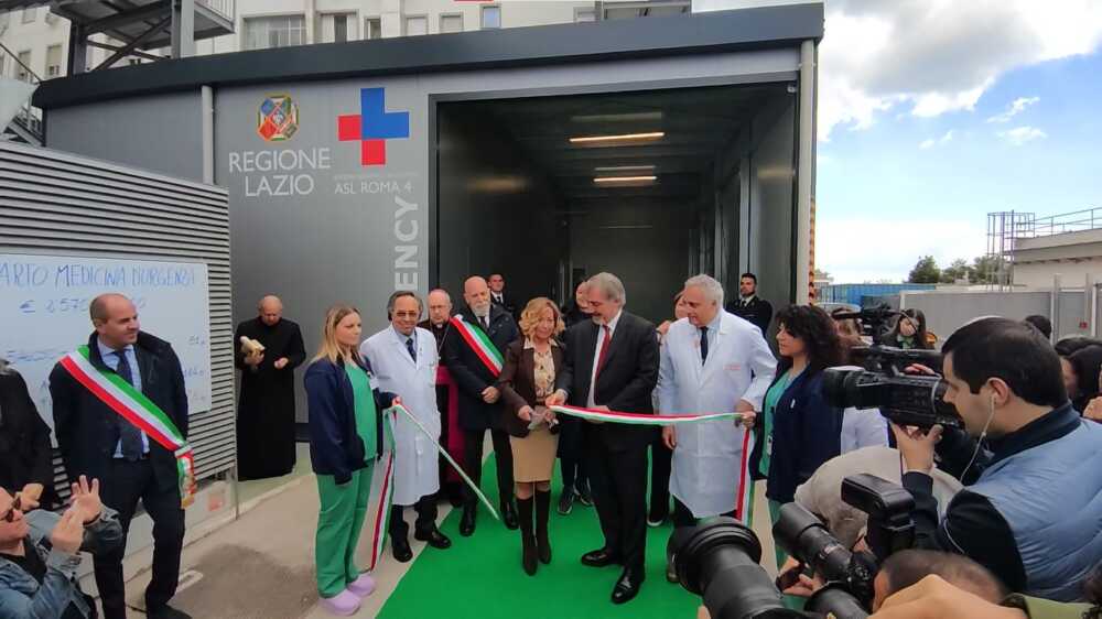 taglio nastro medicina urgenza ospedale san paolo civitavecchia
