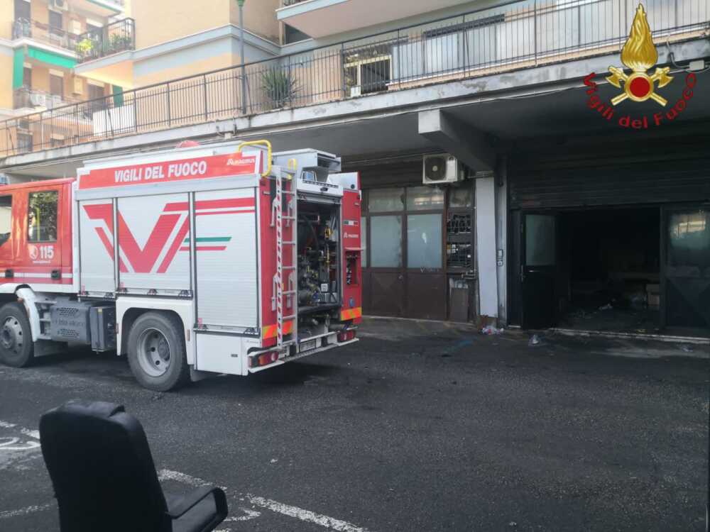 incendio via della magliana nuova