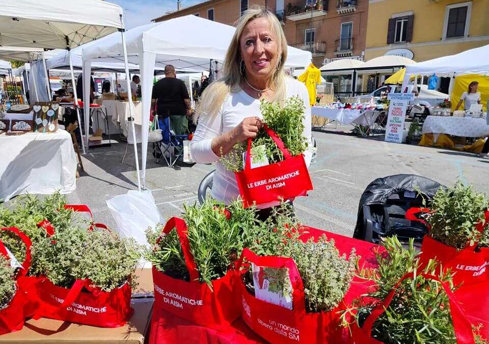 Sclerosi Multipla, grande successo per le Erbe Aromatiche di Aism a Cerveteri