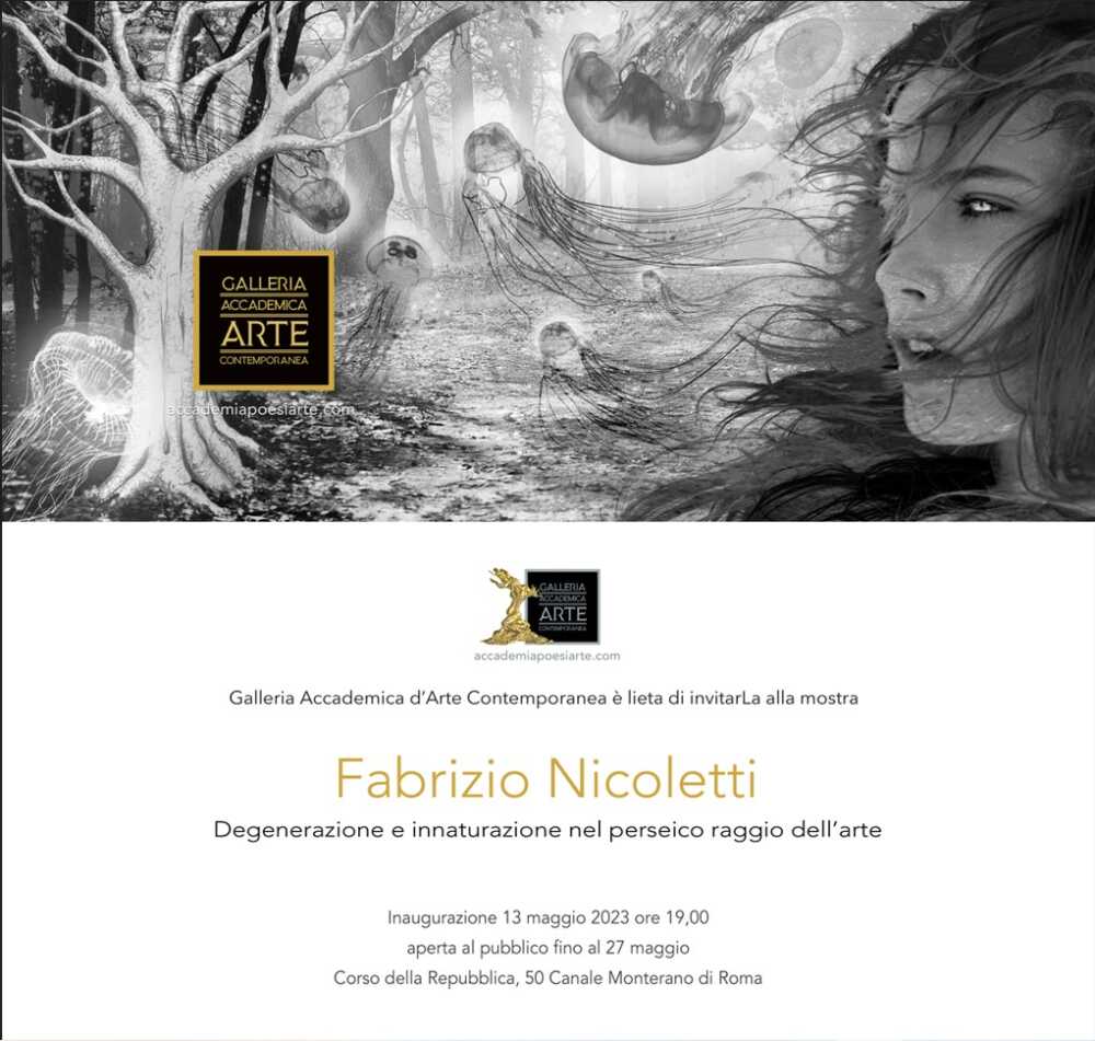 Invito Mostra Fabrizio Nicoletti in Galleria Accademica