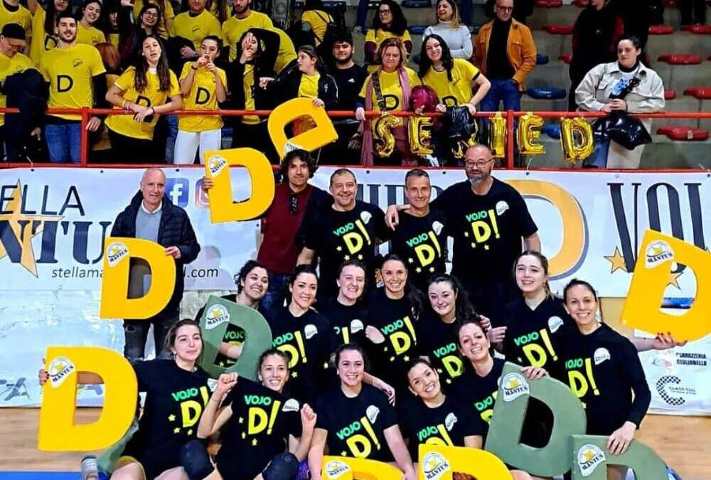La Stella Mantus Volley di Manziana promossa in serie D