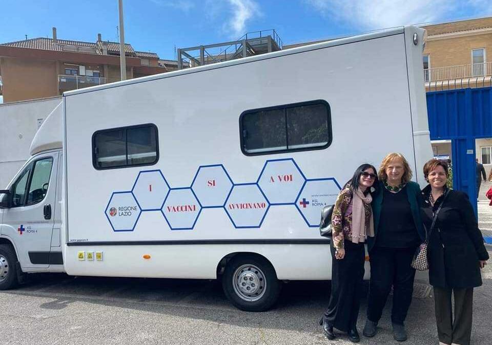 Servizio vaccinale Asl Rm4, parte dal porto il tour della prevenzione