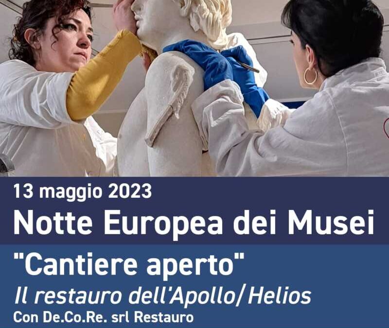 Notte Europea dei Musei, a Civitavecchia cantiere aperto per il restauro dell’Apollo Helios
