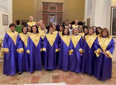 Tolfa, messa cantata alla Sughera col Purple Gospel Choir a favore dell’Adamo onlus