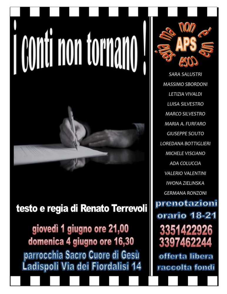 i conti non tornano ladispoli