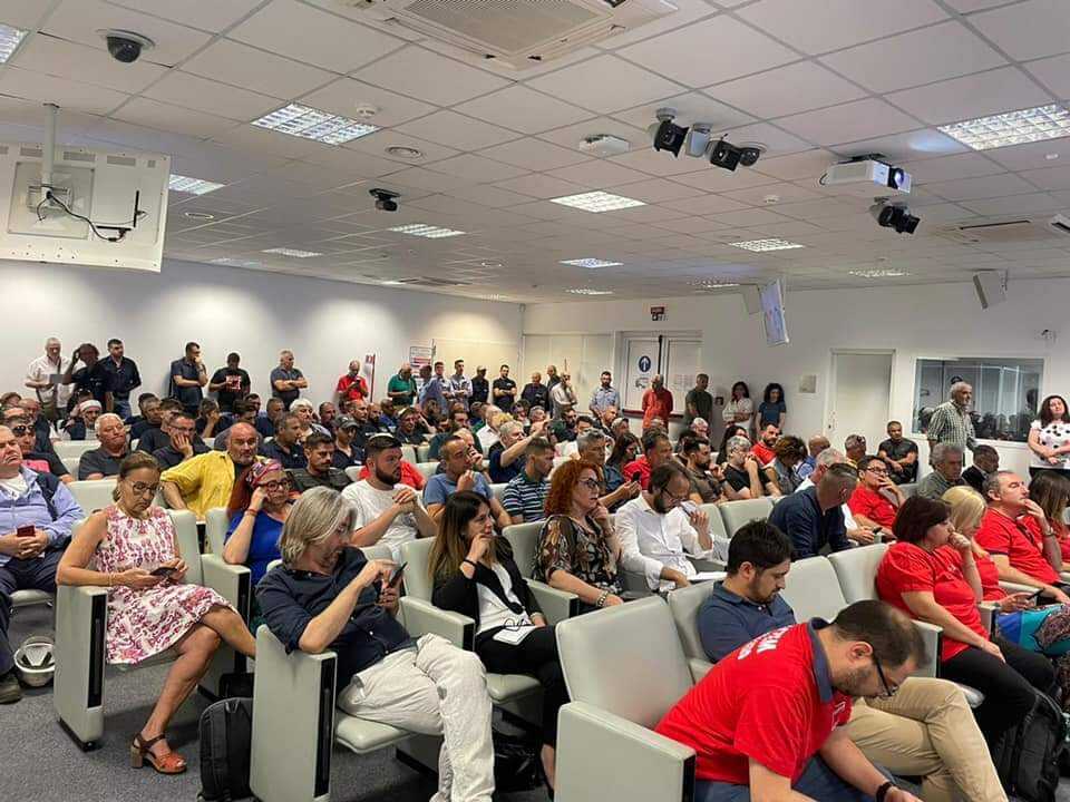 Assemblea Enel civitavecchia landini cgil Assemblea Enel civitavecchia landini cgil