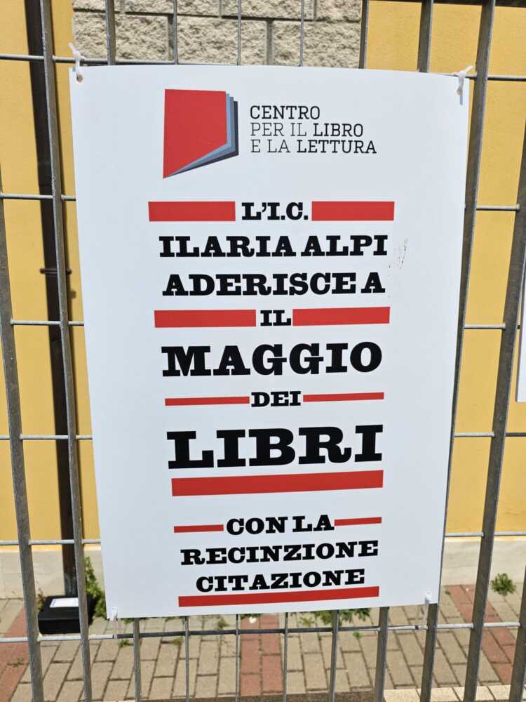 “Il Maggio dei Libri”, l’I.C. “Ilaria Alpi” di Ladispoli allestisce la RECINZIONE - CITAZIONE tante voci tanti libri (2)