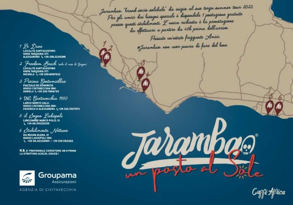 jarambao posto sole caffè africa