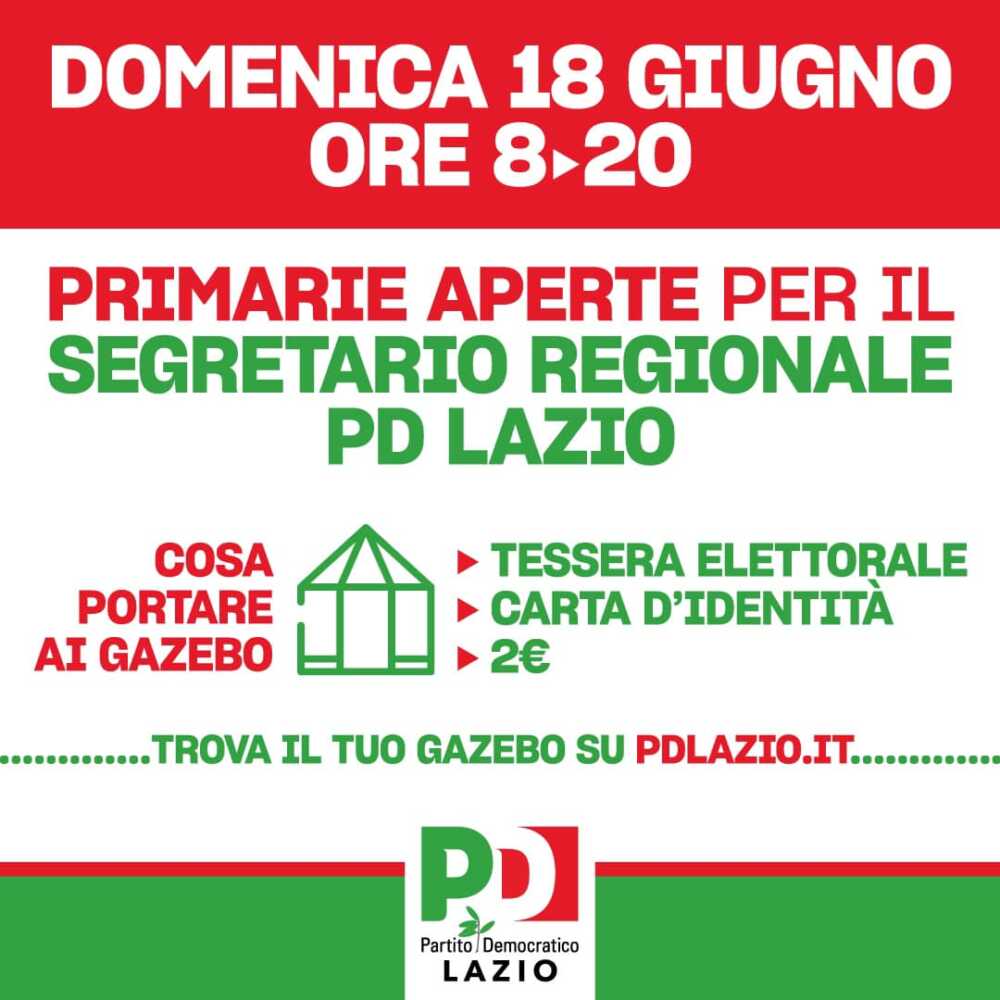 pd lazio elezione segretario