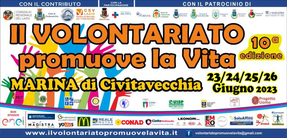 volontariato promuove vita decima edizione