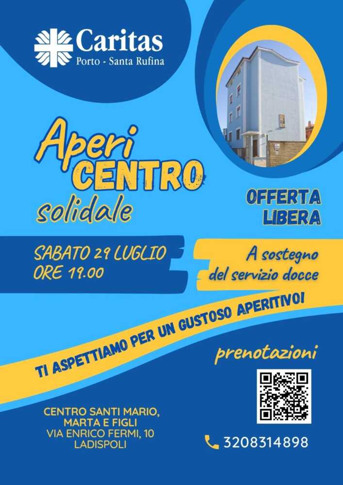 A-Ladispoli-sabato-ce-lApericentro-solidale A Ladispoli sabato c'è l'Apericentro solidale