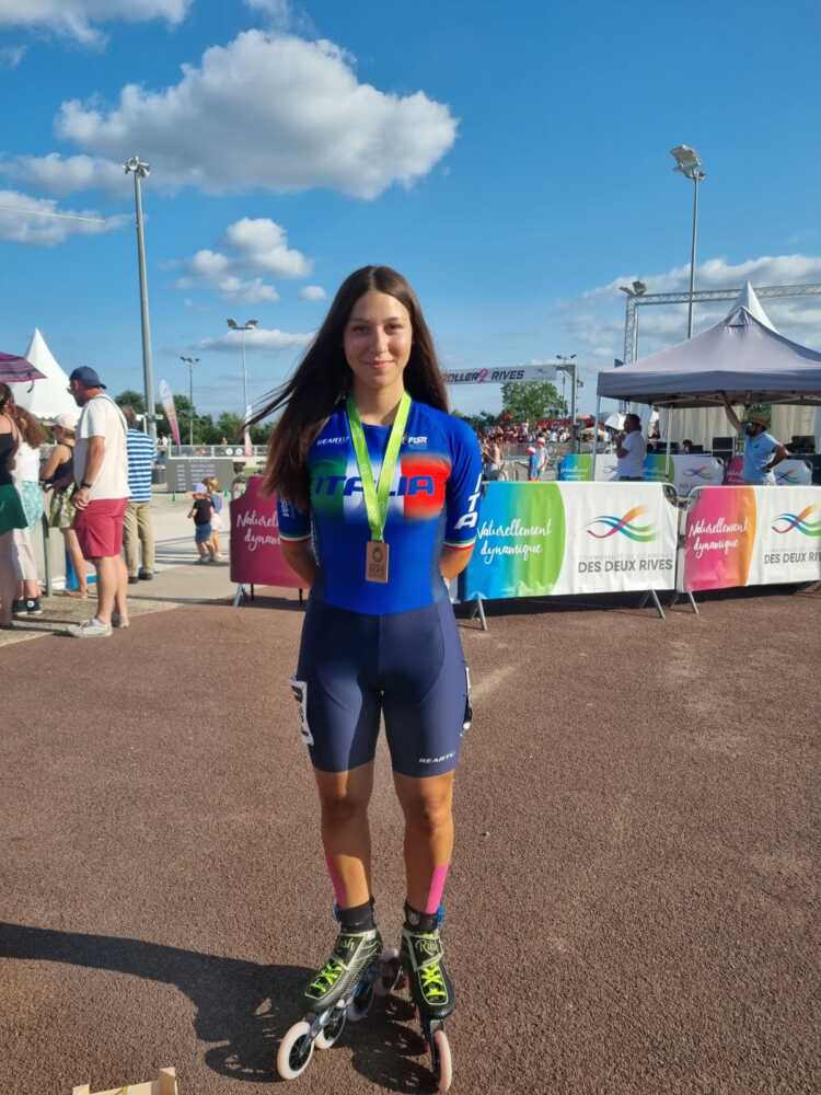 Elisa Folli_Bronzo mt 5mila Eliminazione_ Europei 2023 debby roller team Elisa Folli_Bronzo mt 5mila Eliminazione_ Europei 2023 debby roller team