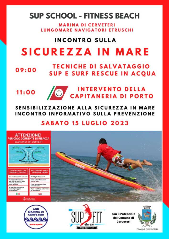 SICUREZZA IN MARE CORSO CAMPO DI MARE