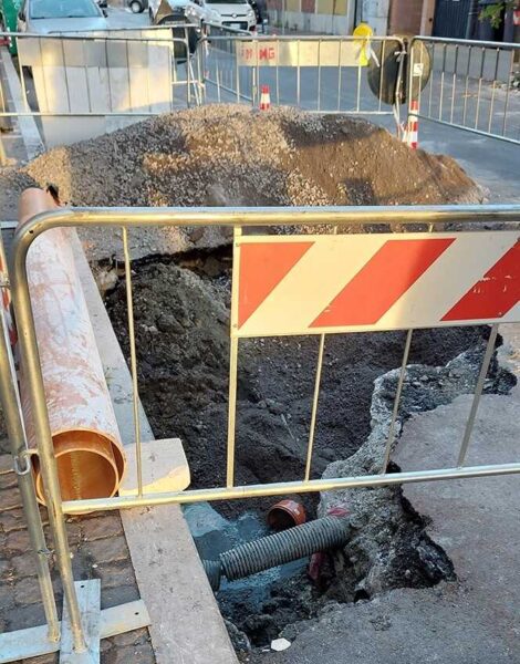 fogna spurgo scavo via duca abruzzi ladispoli (3)