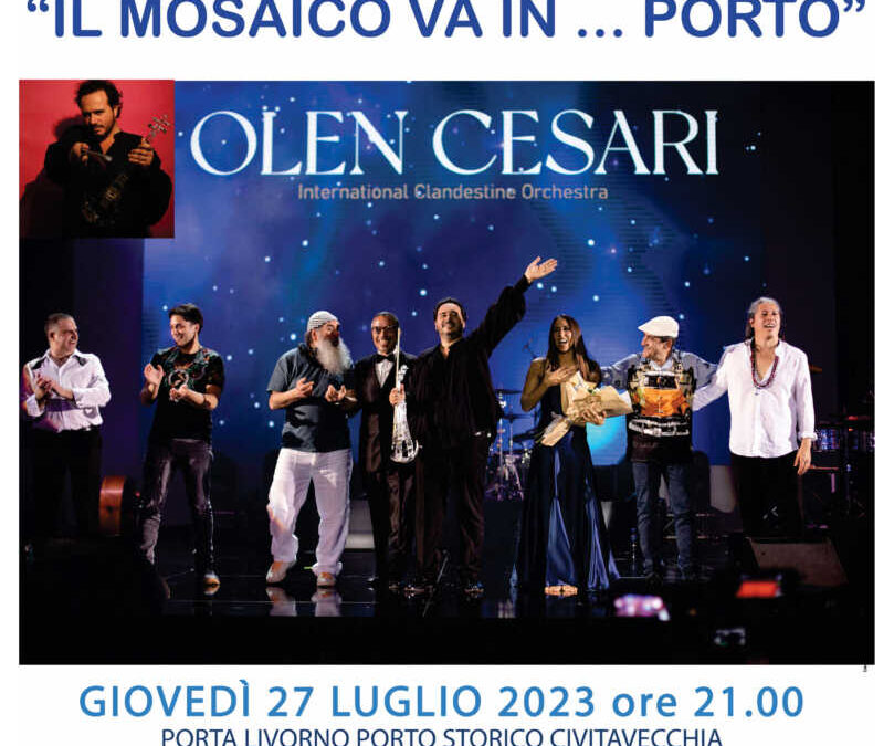 Grande concerto di solidarietà con “Il Mosaico va…in porto” a Civitavecchia