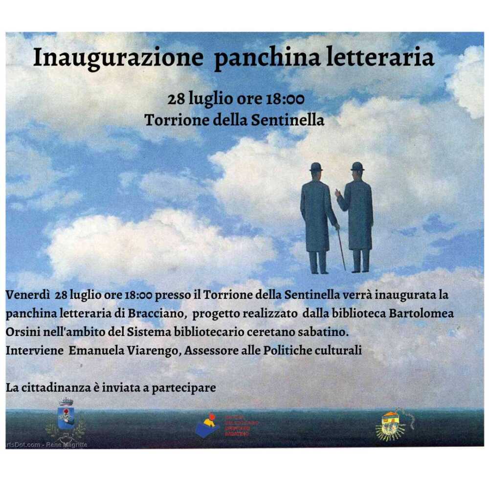 panchina letteraria bracciano