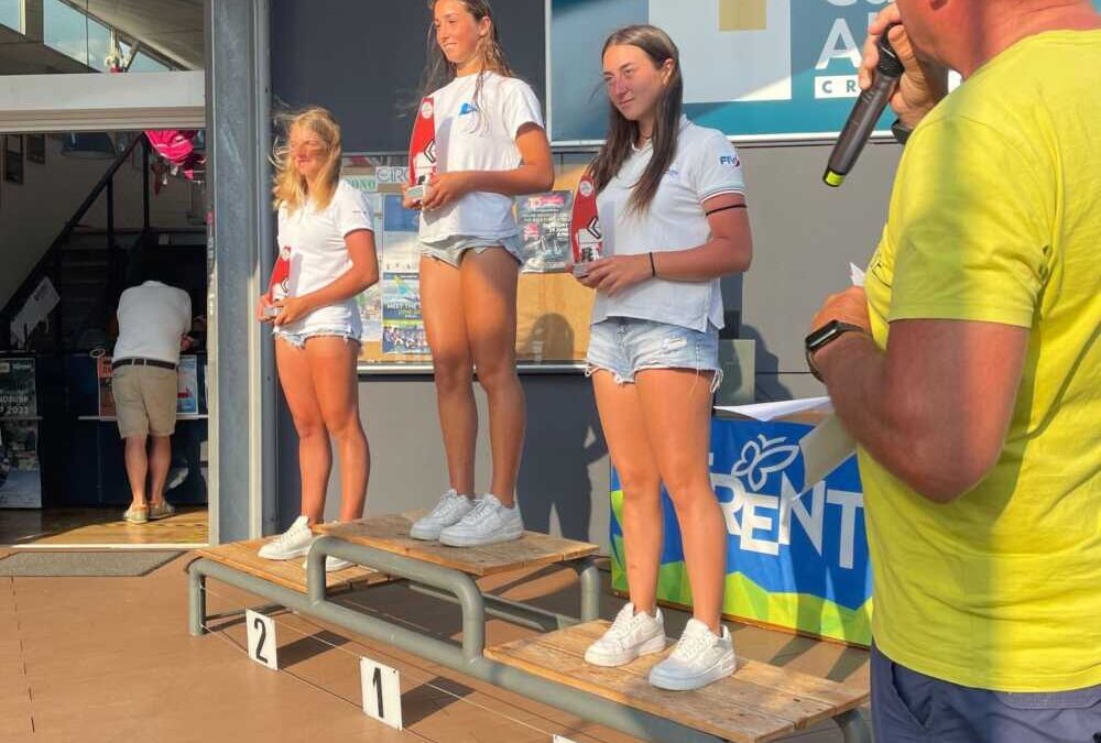 Windsurf Coppa Italia IQFoil, i ragazzi della Lni Civitavecchia brillano sul lago di Garda
