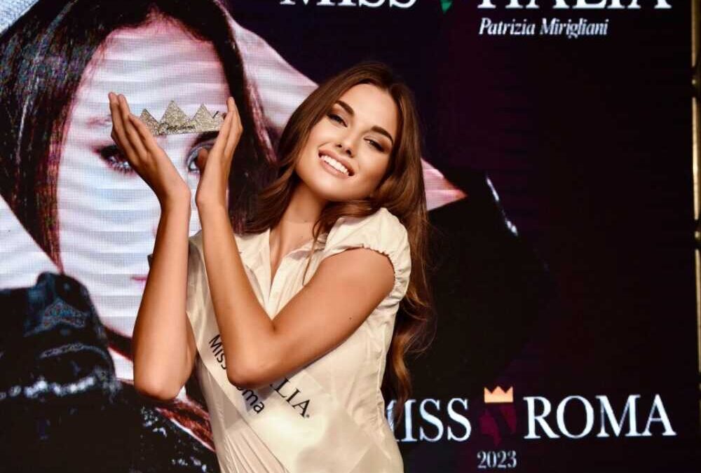 Chiara Avanzi è Miss Roma 2023, a Civitavecchia l’incoronazione della bellezza capitolina
