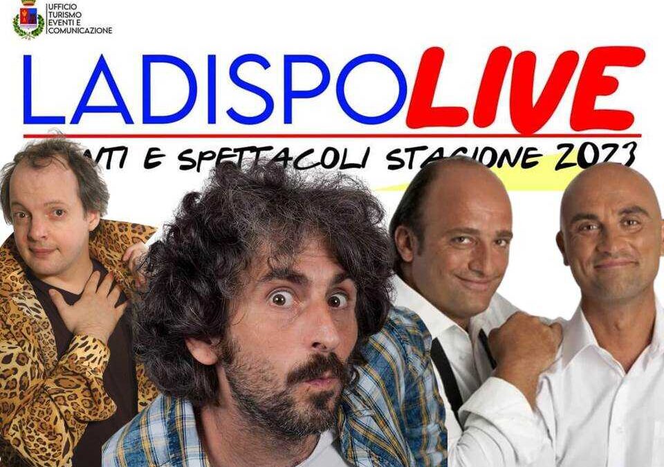 A Ladispoli si ride con Dado, Pablo e Pedro e Alberto Farina