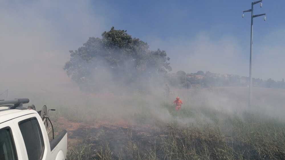 Incendio protezione civile cerveteri