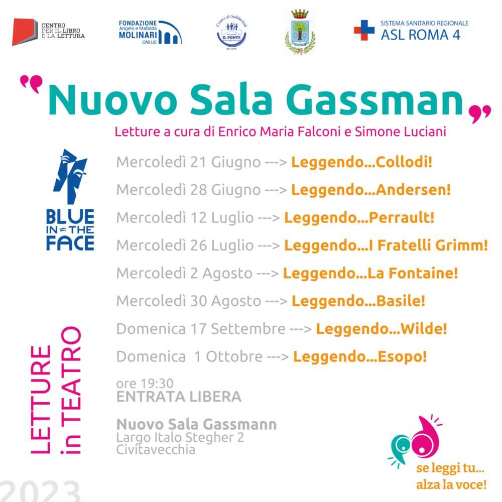 Post Programma Letture Teatro Gassman civitavecchia