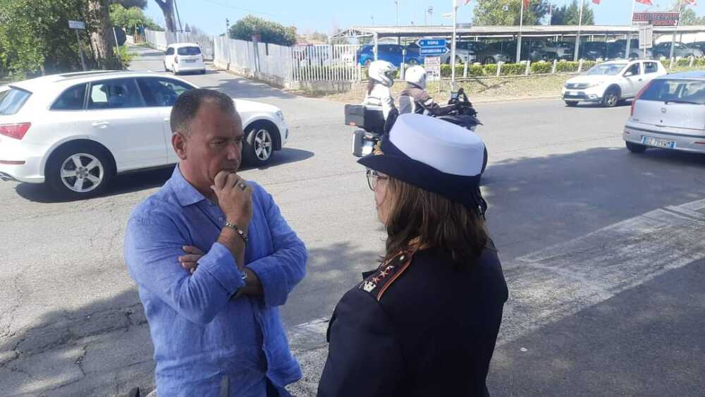 Roberto Severini aurelia via tre denari polizia locale