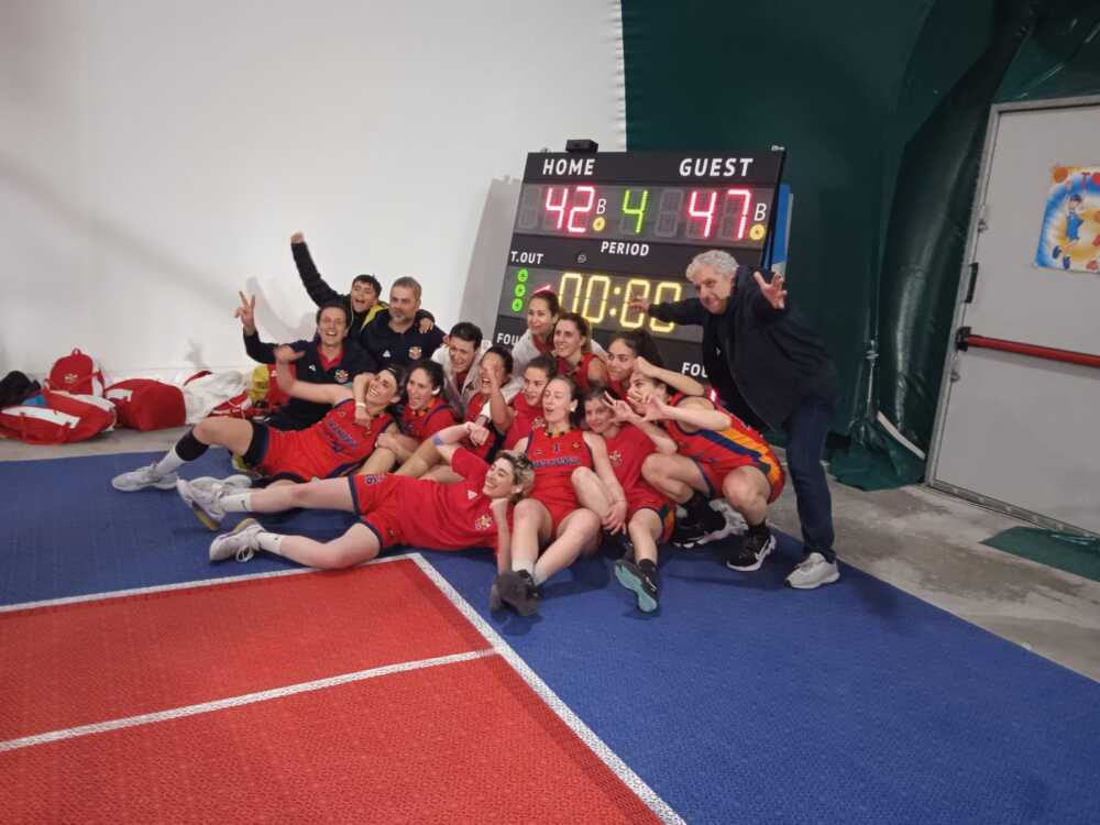 Il girone A del Santa Marinella Basket in B femminile • Terzo Binario News