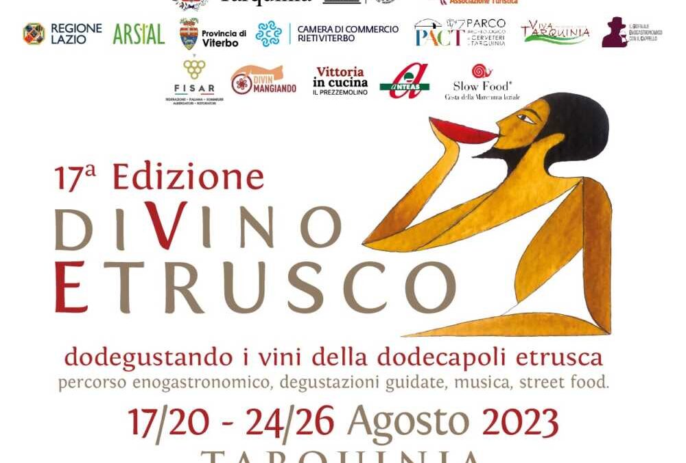 Domani a Tarquinia s’inaugura il 17esimo “DiVino Etrusco”