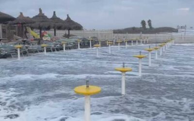 mareggiata a campo di mare