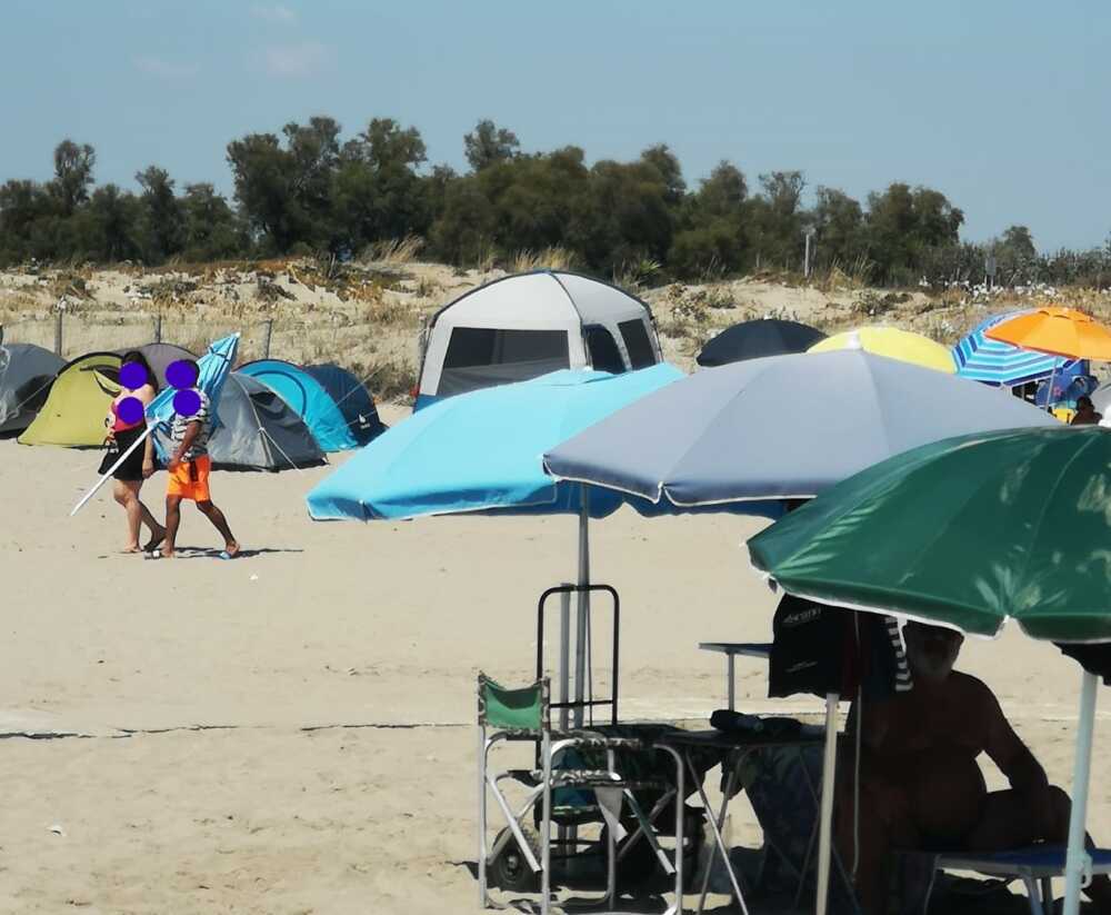 tende campeggio abusivo dune palidoro