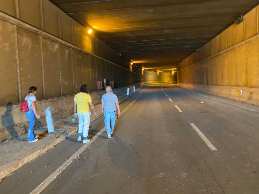 tunnel galleria zona industriale civitavecchia