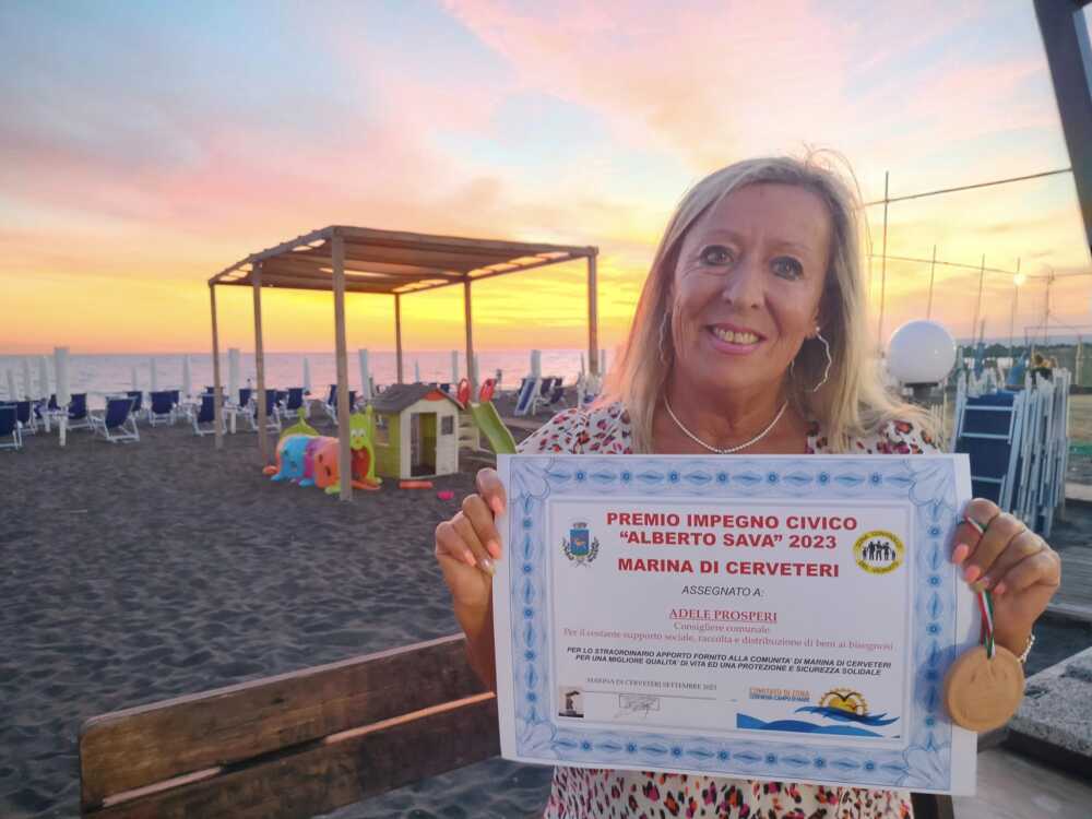 Adele Prosperi, Consigliera comunale, Premio Impegno Civico 2023