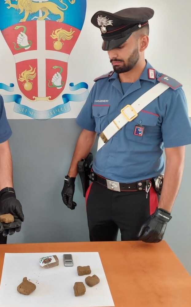 CASSIA - La droga sequestrata dai Carabinieri