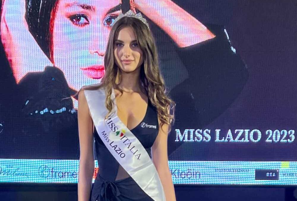 Chiara Avanzi, Miss Lazio, ospite di “Franco Ciambella & Friends” domani sera a Civitavecchia