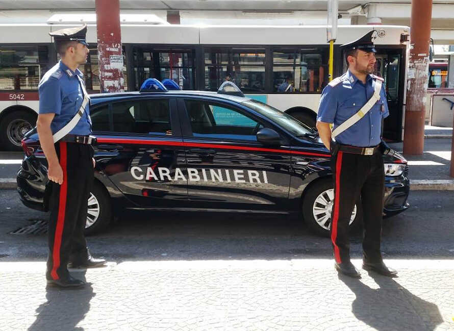 I Carabinieri intervenuti