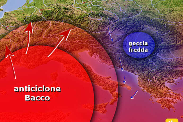 anticiclone bacco caldo sull’italia anticiclone bacco caldo sull'italia