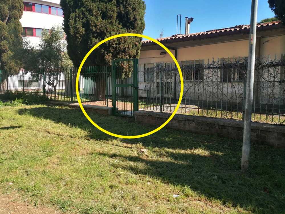 cancelletto scuola andersen civitavecchia