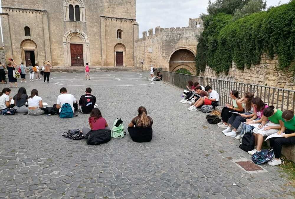 Studenti del “Cardarelli” alla scoperta dell’architettura antica di Tarquinia