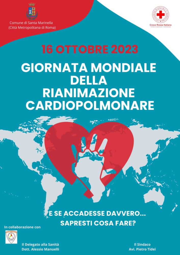 Giornata Mondiale della Rianimazione Cardiopolmonare santa marinella